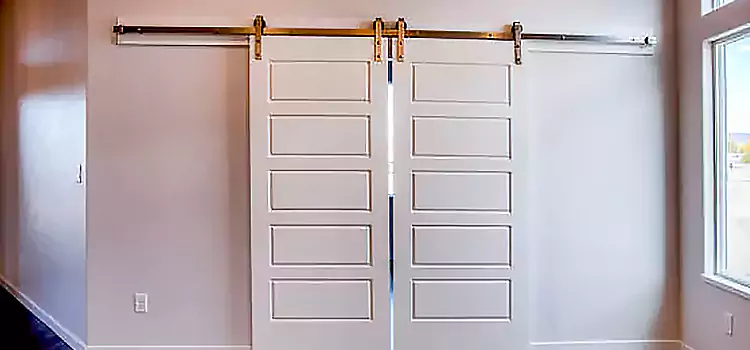 Glass Barn Door with Installation Hardware Kit Mission Viejo